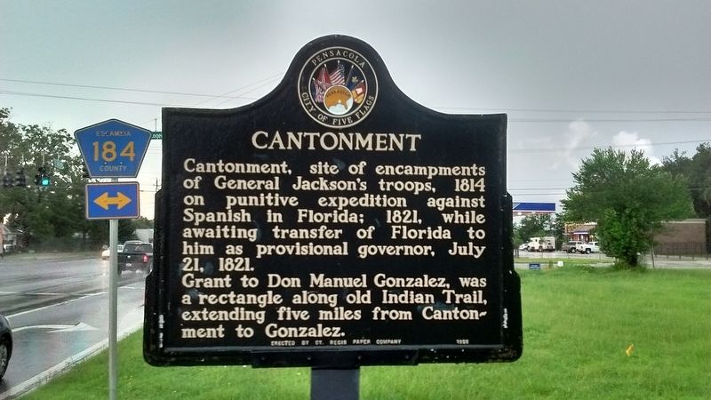 Cantonment Marker image. Click for full size.