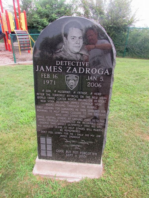 Detective James Zadroga Marker image. Click for full size.