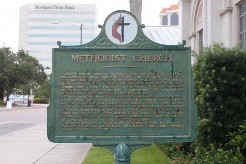 Methodist Church Marker. Click for full size. Methodist Church Marker image. Click for full size.