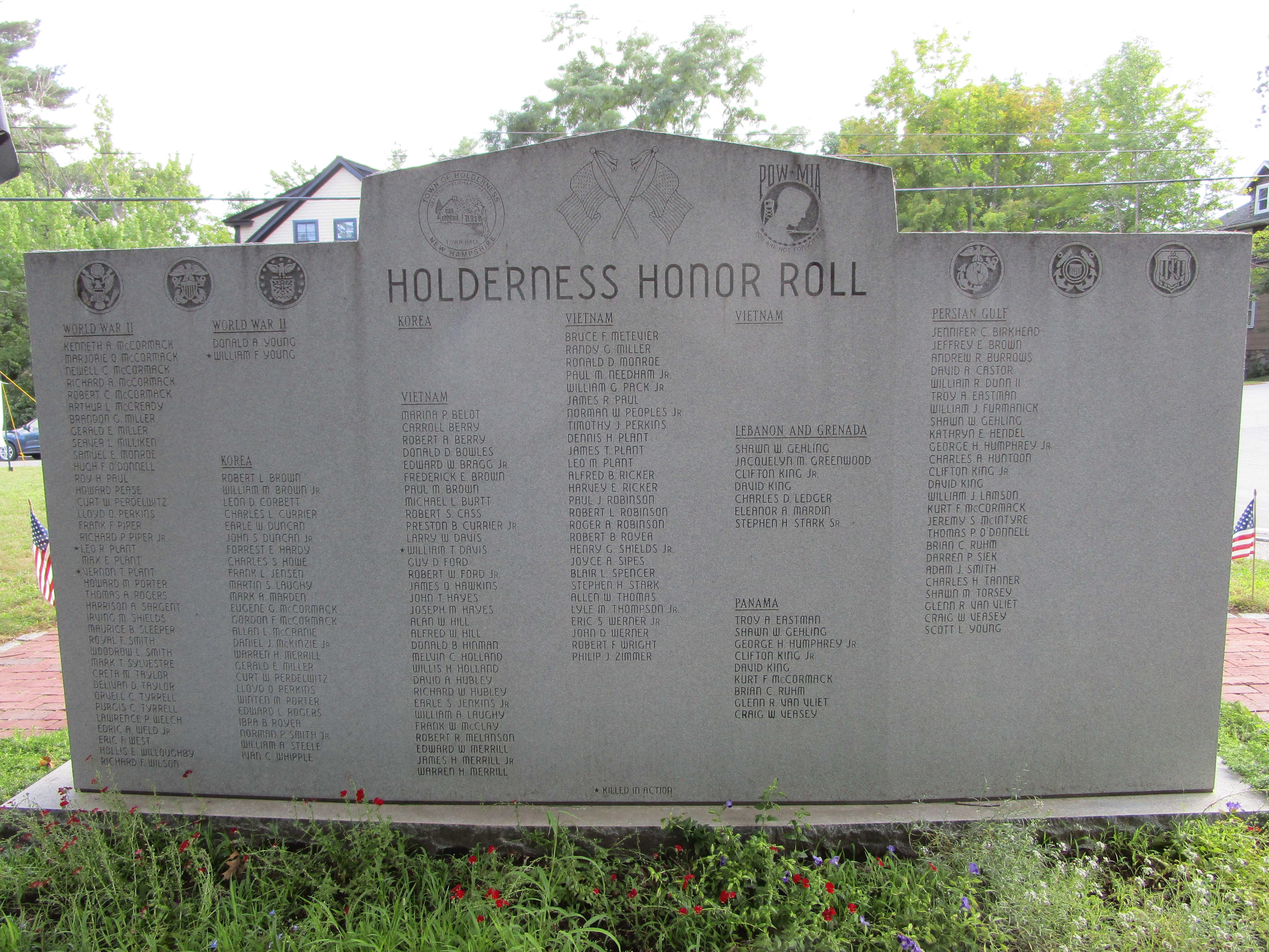 Holderness Veterans Memorial