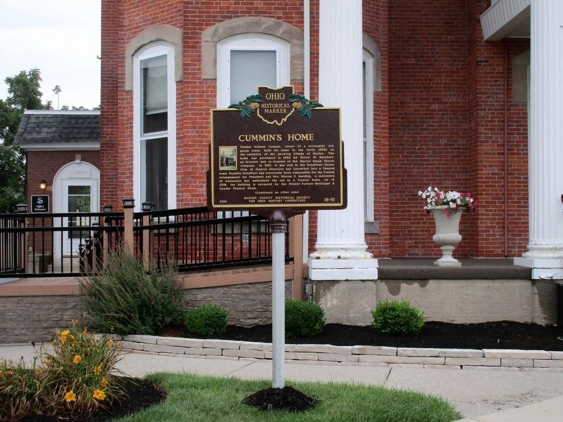 Cummin's Home Marker. Click for full size. Cummin's Home Marker image. Click for full size.