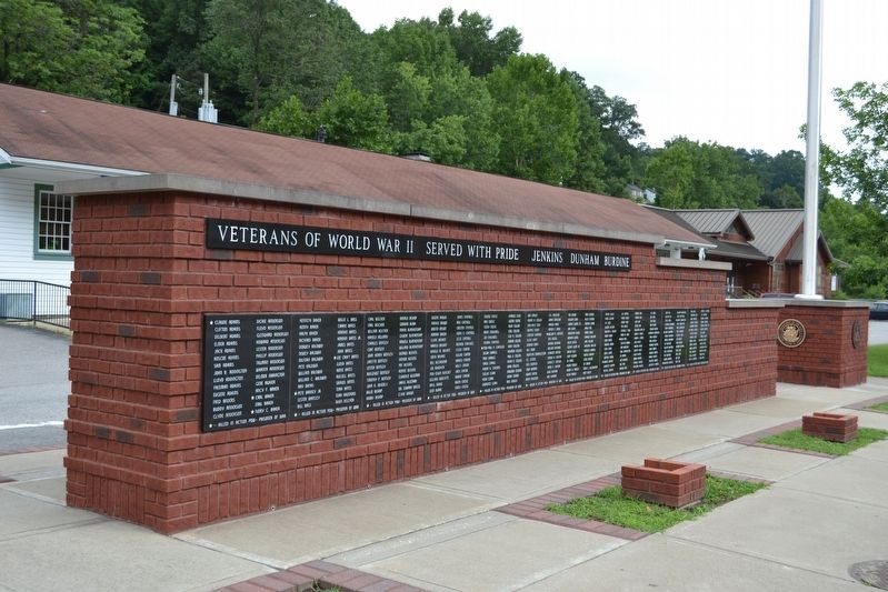 Jenkins - Dunham - Burdine World War II Veterans Memorial image. Click for full size.