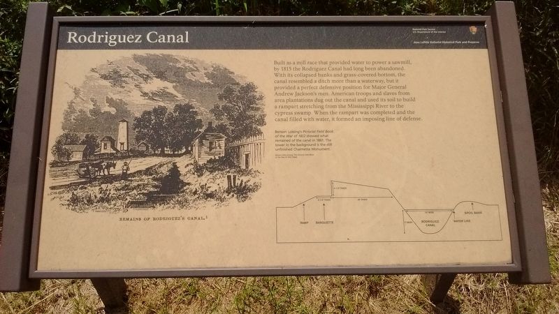 Rodriguez Canal Marker. Click for full size. Rodriguez Canal Marker image. Click for full size.