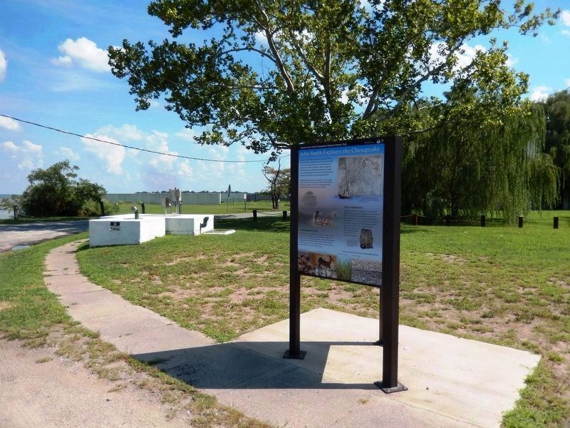 John Smith Explores the Chesapeake Marker. Click for full size. John Smith Explores the Chesapeake Marker image. Click for full size.