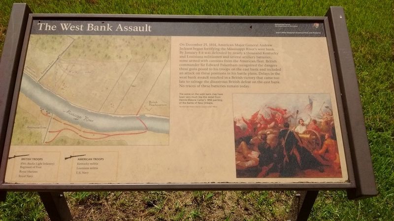 The West Bank Assault Marker. Click for full size. The West Bank Assault Marker image. Click for full size.