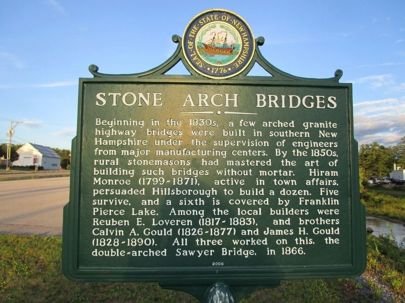 Stone Arch Bridges Marker. Click for full size. Stone Arch Bridges Marker image. Click for full size.