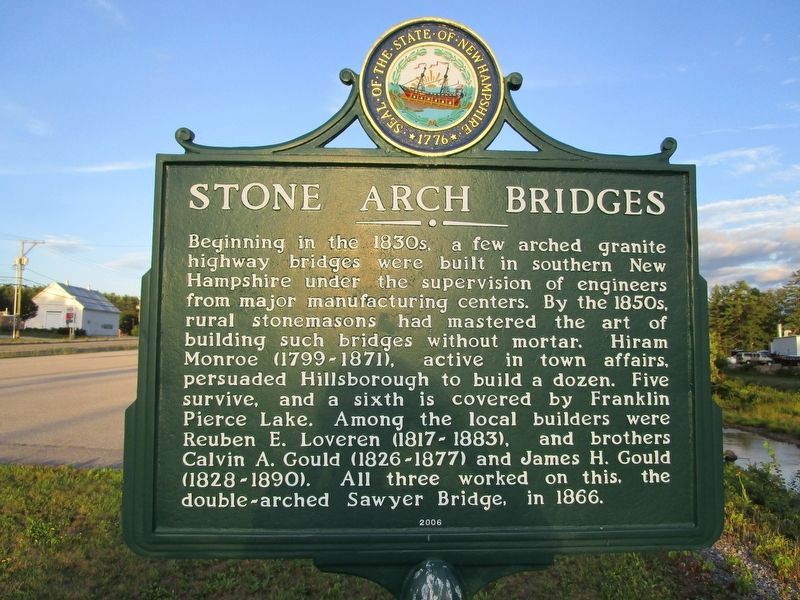Stone Arch Bridges Marker image. Click for full size.
