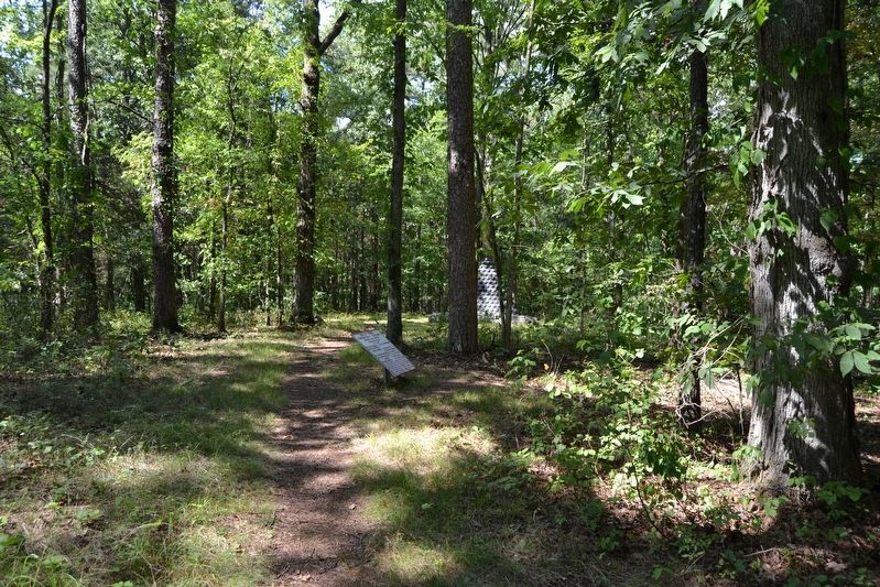Deshler's Brigade Marker along Trail image. Click for full size.