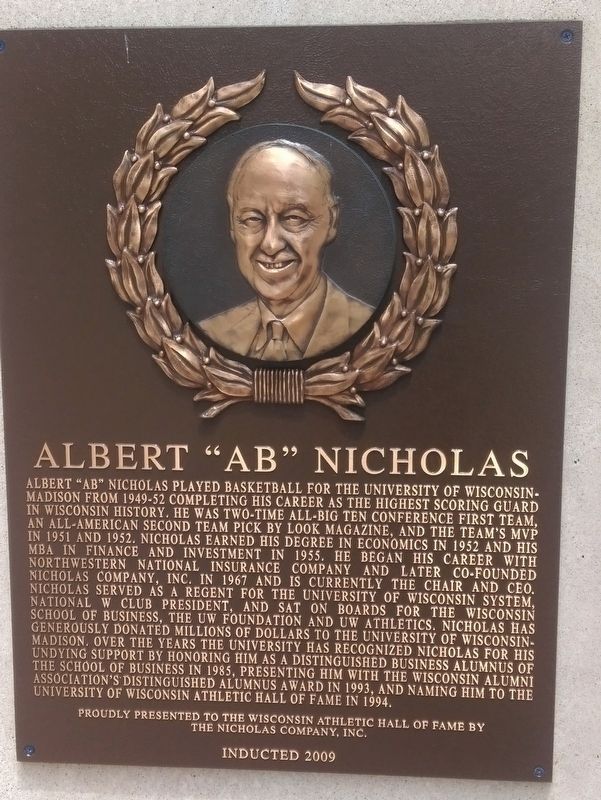Albert "AB" Nicholas Marker image. Click for full size.