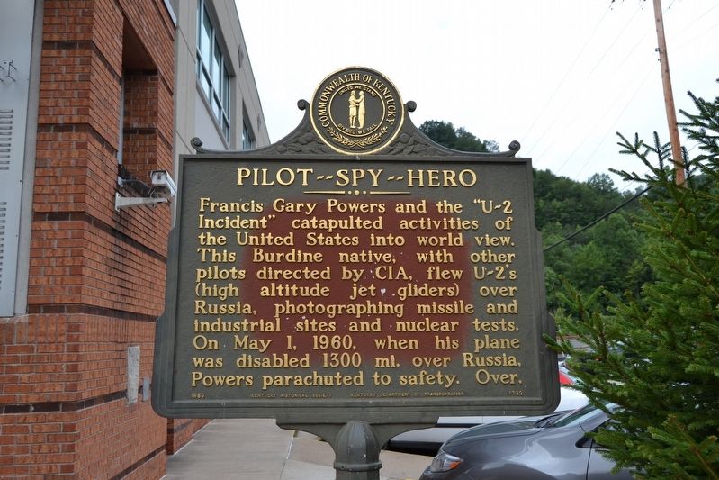 Pilot — Spy — Hero / Francis Gary Powers Marker image. Click for full size.