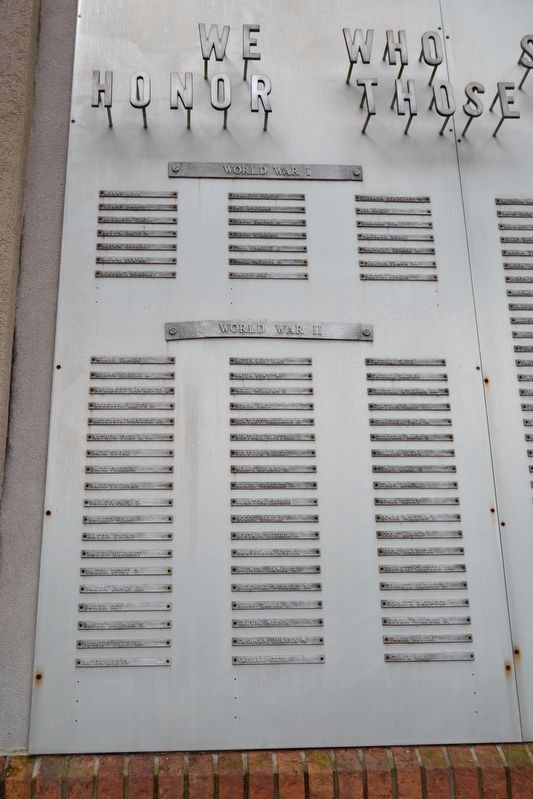 Letcher County Honor Roll<br>Left Panel. Click for full size. Letcher County Honor Roll<br>Left Panel image. Click for full size.