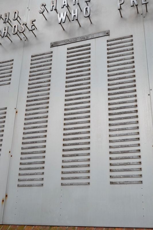 Letcher County Honor Roll<br>Center Panel. Click for full size. Letcher County Honor Roll<br>Center Panel image. Click for full size.