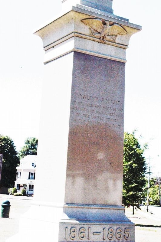 Rowley Massachusetts Civil War Memorial Marker image. Click for full size.