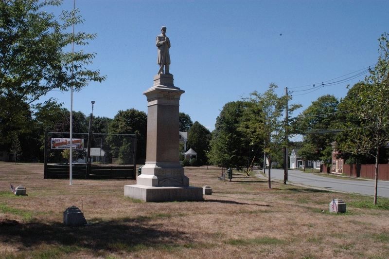 Rowley Massachusetts Civil War Memorial Marker image. Click for full size.
