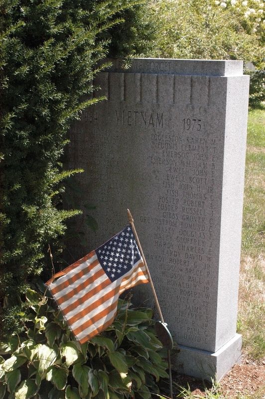 Rowley Massachusetts Viet Nam Honor Roll Memorial Marker image. Click for full size.