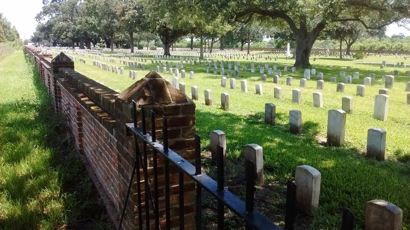 Chalmette National Cemetery. Click for full size. Chalmette National Cemetery image. Click for full size.