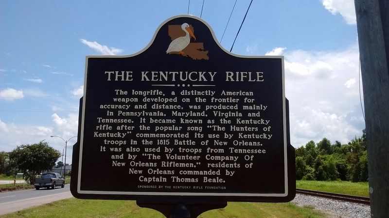 The Kentucky Rifle Marker. Click for full size. The Kentucky Rifle Marker image. Click for full size.