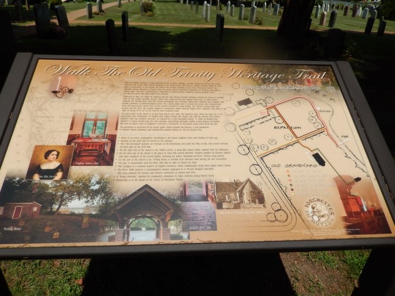 Walk the Old Trinity Heritage Trail Marker. Click for full size. Walk the Old Trinity Heritage Trail Marker image. Click for full size.