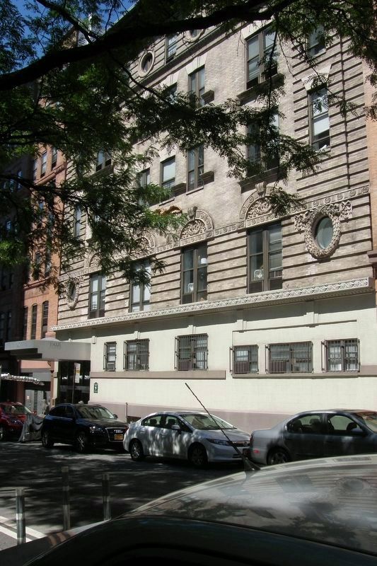 Where Poe wrote The Raven Marker's building image. Click for full size.