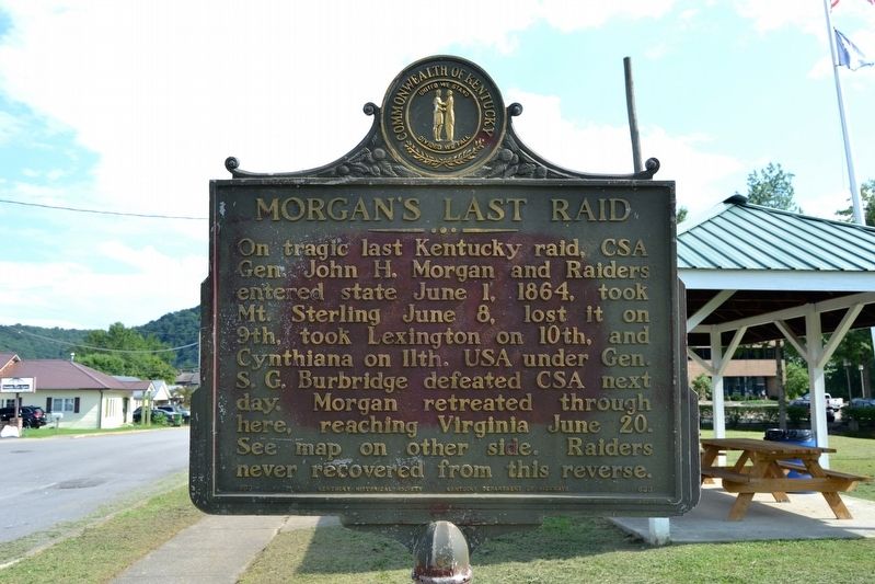 Morgan's Last Raid Marker image. Click for full size.