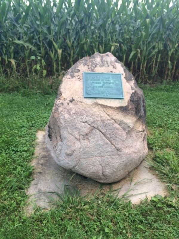 Indian Boundary Line Marker. Click for full size. Indian Boundary Line Marker image. Click for full size.