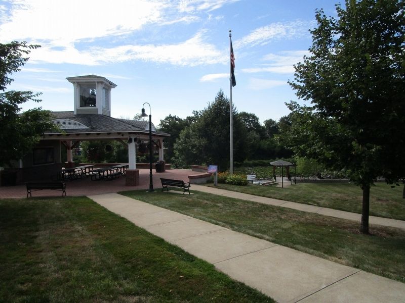 The Tilton Mills Marker in Riverfront Park. Click for full size. The Tilton Mills Marker in Riverfront Park image. Click for full size.