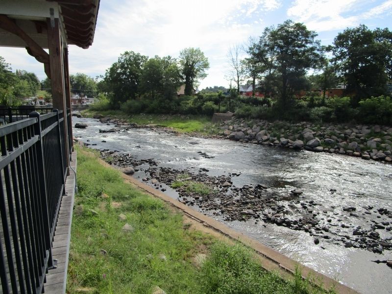 The Winnipesaukee River by the Marker. Click for full size. The Winnipesaukee River by the Marker image. Click for full size.