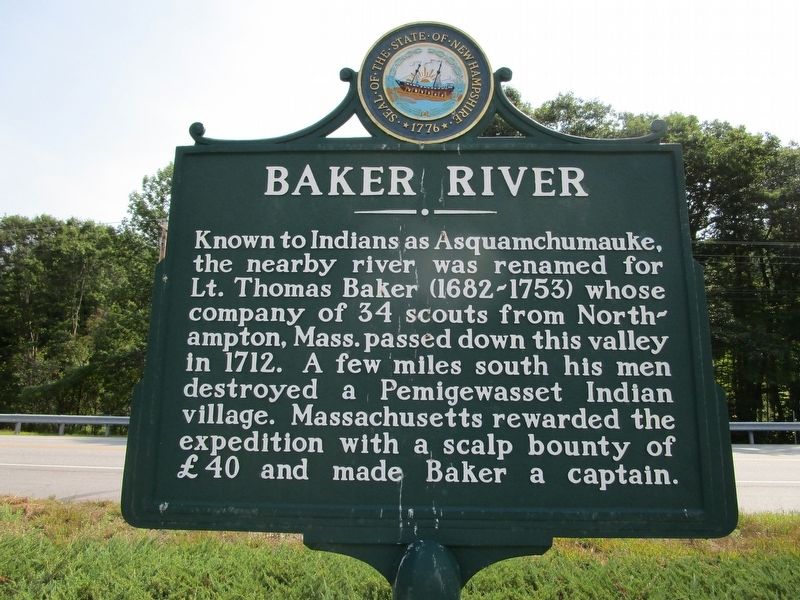 Baker River Marker image. Click for full size.