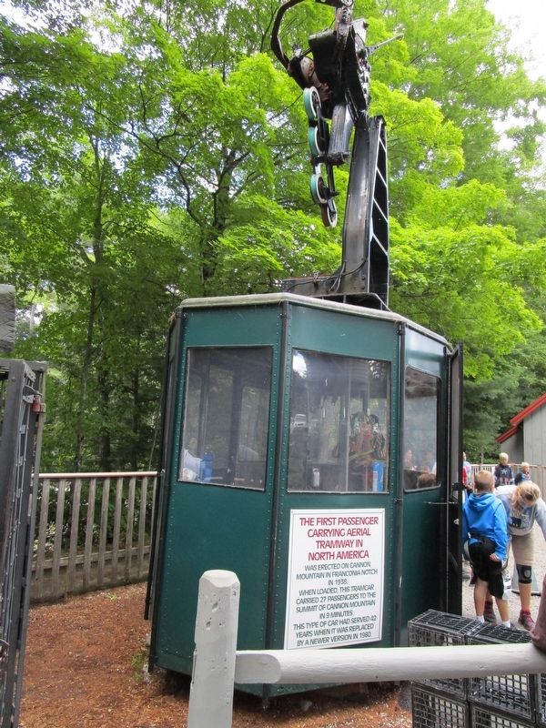 Marker & Tramway Car. Click for full size. Marker & Tramway Car image. Click for full size.