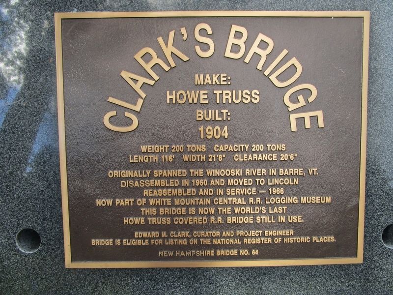 Clark's Bridge Marker. Click for full size. Clark's Bridge Marker image. Click for full size.