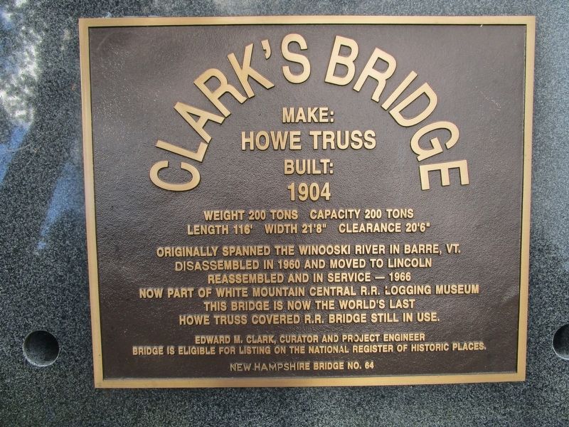 Clark's Bridge Marker image. Click for full size.