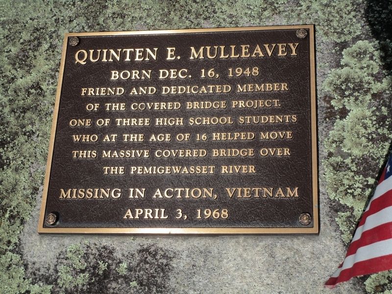 Quinten E. Mulleavey Memorial image. Click for full size.