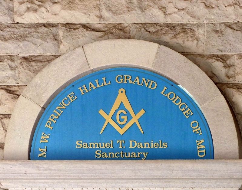M. W. Prince Hall Grand Lodge of MD<br>Samuel T. Daniels Sanctuary image. Click for full size.