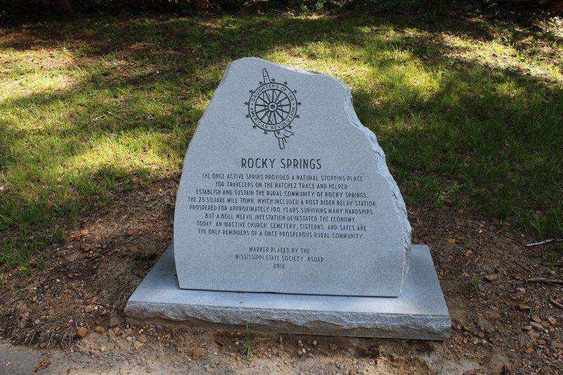 Rocky Springs Marker image. Click for full size.