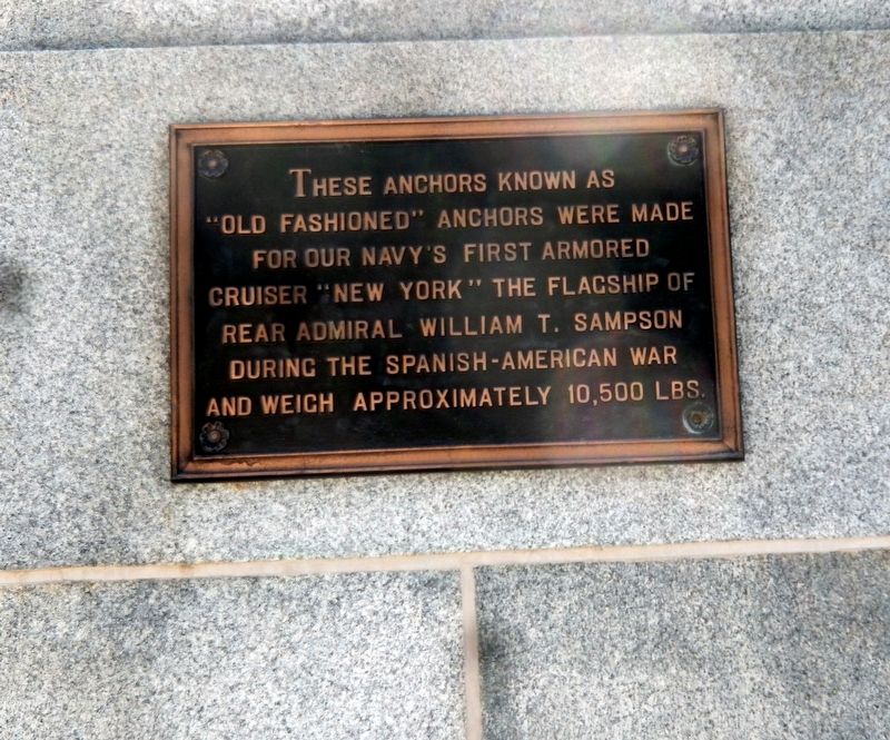 Old Fashioned Anchors Marker. Click for full size. Old Fashioned Anchors Marker image. Click for full size.