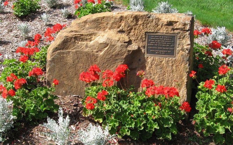 Bloomfield Civil War Memorial. Click for full size. Bloomfield Civil War Memorial image. Click for full size.