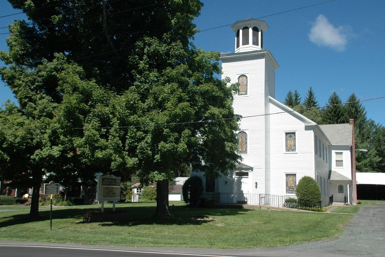 Union Dutch Reformed Church & Marker. Click for full size. Union Dutch Reformed Church & Marker image. Click for full size.