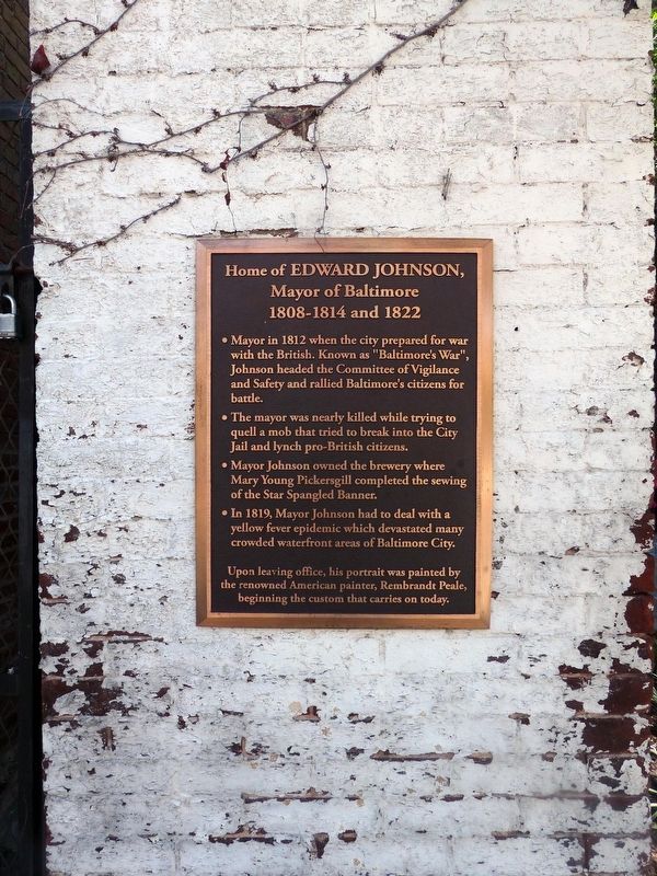 Home of Edward Johnson Marker. Click for full size. Home of Edward Johnson Marker image. Click for full size.