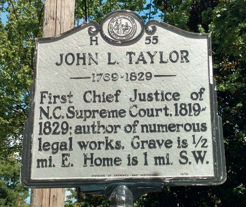 John L. Taylor Marker. Click for full size. John L. Taylor Marker image. Click for full size.