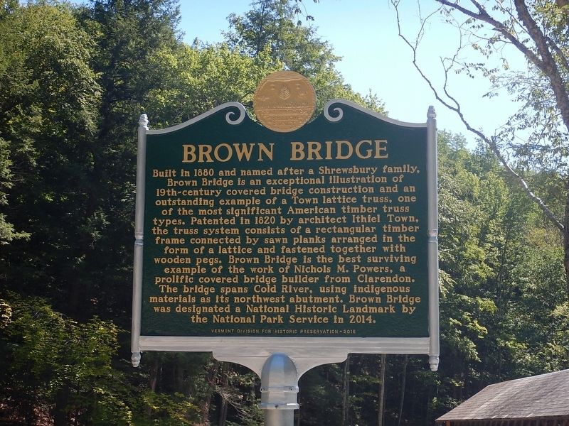 Brown Bridge Marker image. Click for full size.