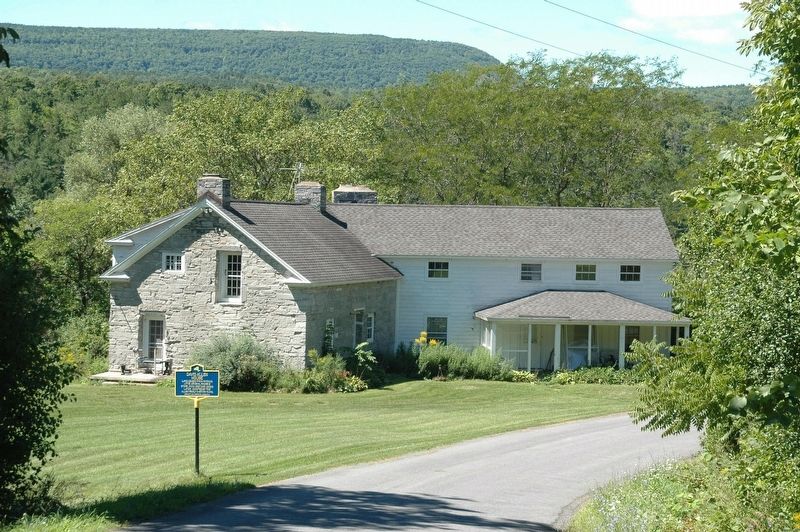 David Allen House & Marker. Click for full size. David Allen House & Marker image. Click for full size.