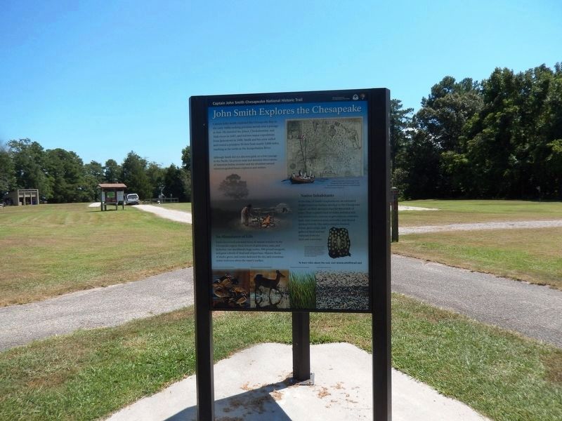 Captain John Smith Explores the Chesapeake - Panel 2 image. Click for full size.