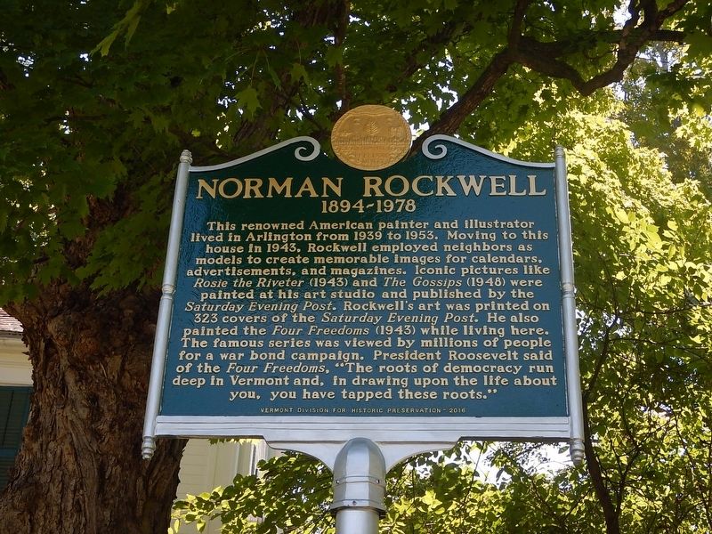 Norman Rockwell Marker image. Click for full size.