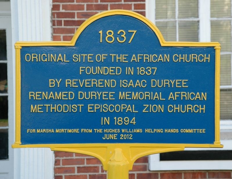 Site of the African Church Marker image. Click for full size.
