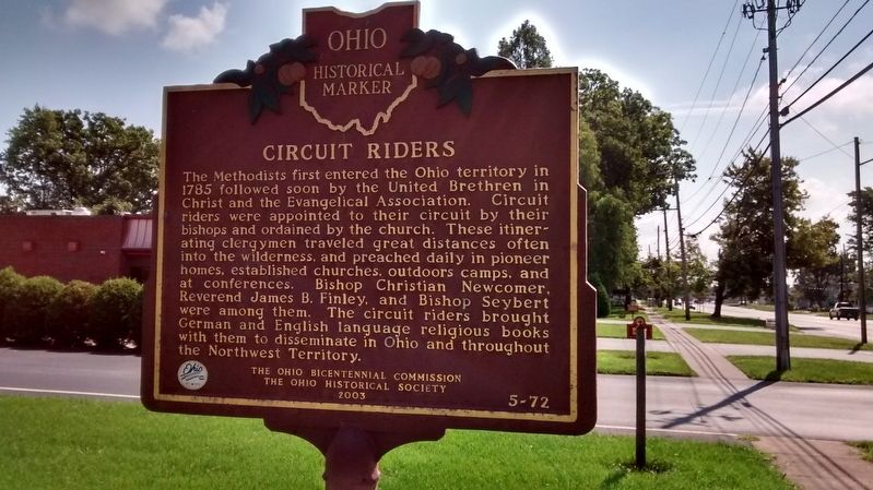 Circuit Riders / Bishop John Seybert Marker image. Click for full size.