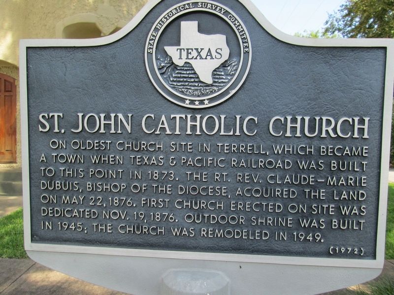 St. John Catholic Church Marker image. Click for full size.
