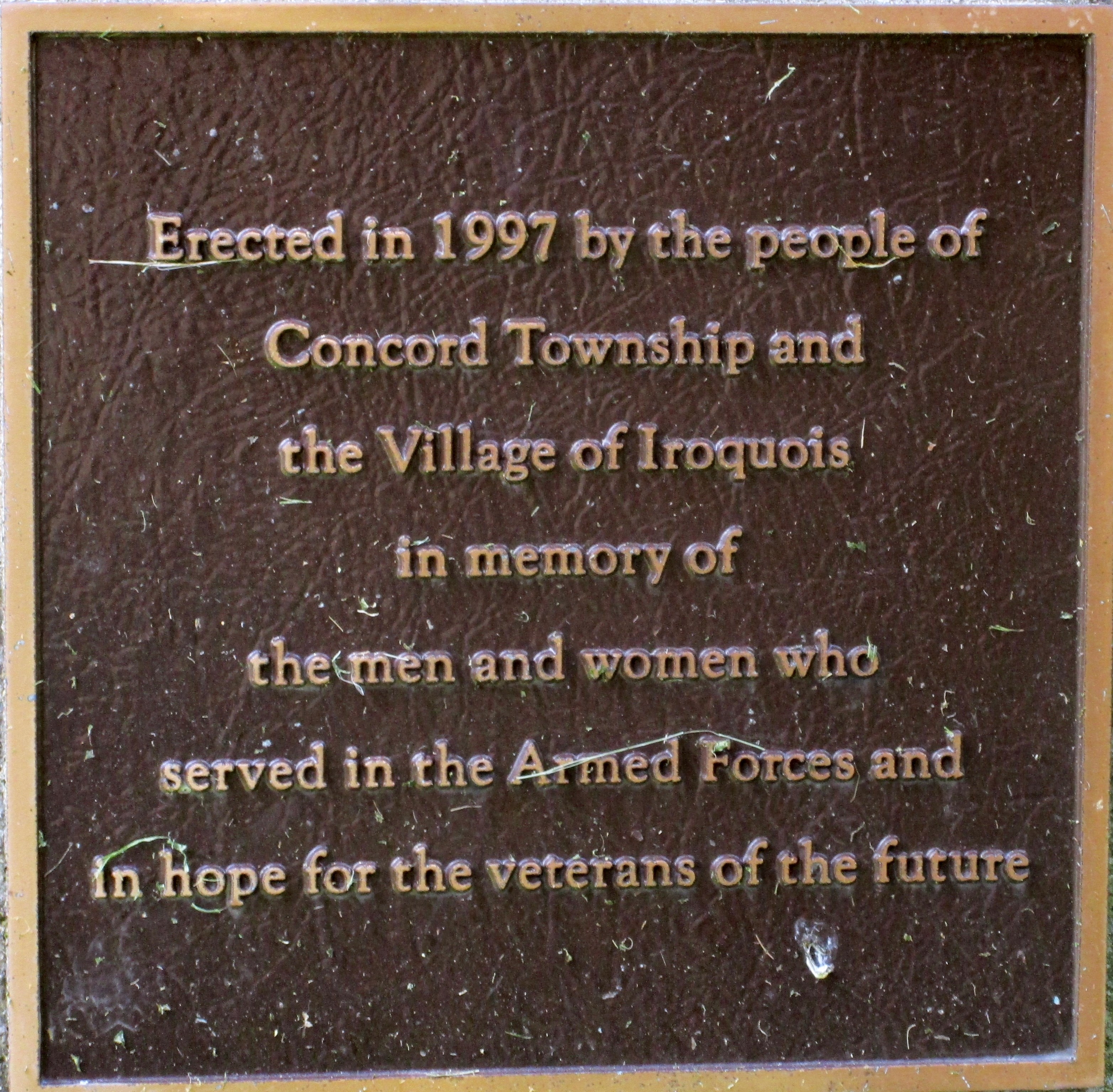 Concord Township Marker