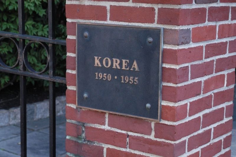Vietnam/Korean Conflict Memorial Marker. Click for full size. Vietnam/Korean Conflict Memorial Marker image. Click for full size.