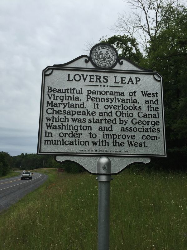 Lovers' Leap Marker image. Click for full size.