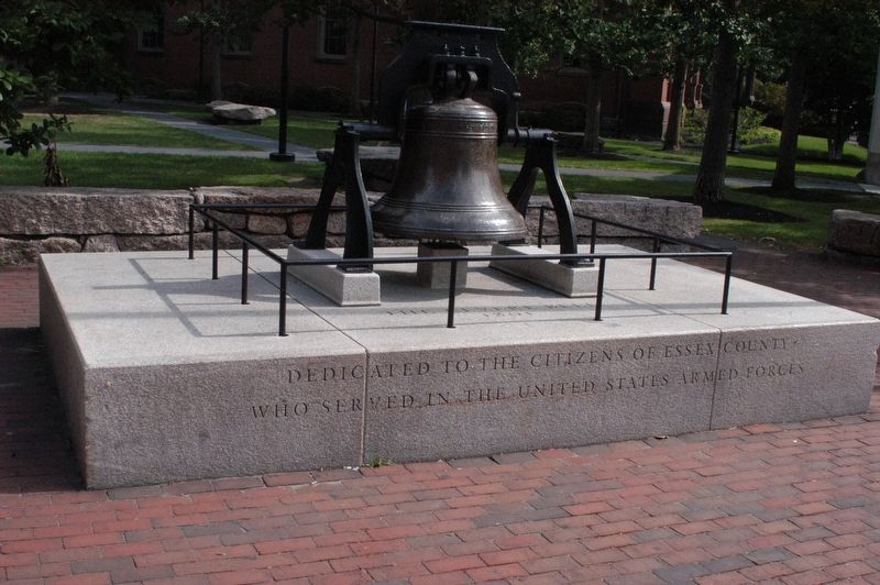 Essex County Armed Services Memorial. Click for full size. Essex County Armed Services Memorial image. Click for full size.